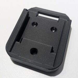 Photo: Robuste Makita accu houder met lock