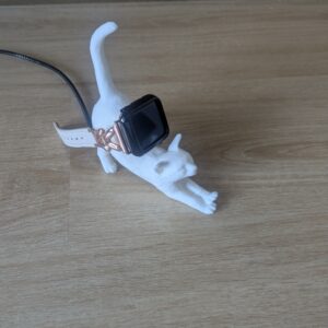 Photo: apple horloge oplader kat